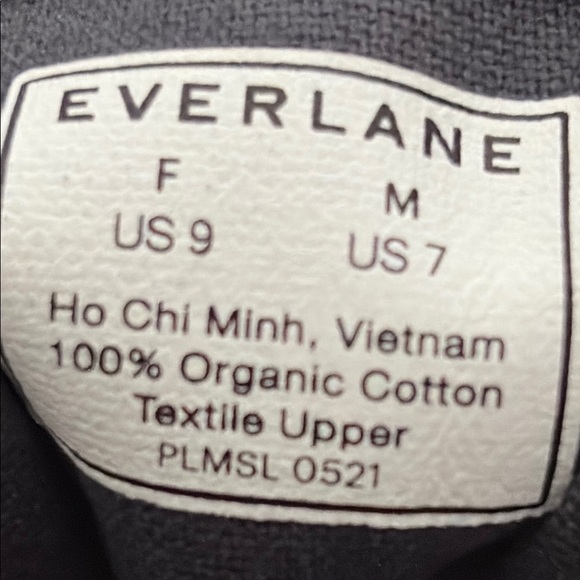 Everlane Tread Forever Casual Sneakers Navy Cream Lace Up Women’s Size 9 - Picture 8 of 11